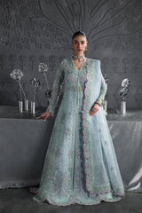 MF-08 SERENE AQUA - Qalamkar Formal Wear