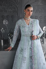 MF-08 SERENE AQUA - Qalamkar Formal Wear