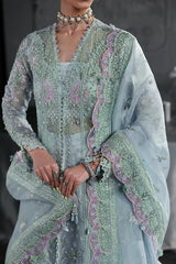 MF-08 SERENE AQUA - Qalamkar Formal Wear