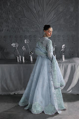 MF-08 SERENE AQUA - Qalamkar Formal Wear