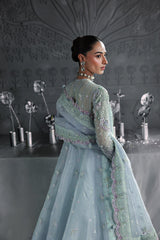 MF-08 SERENE AQUA - Qalamkar Formal Wear