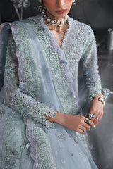 MF-08 SERENE AQUA - Qalamkar Formal Wear