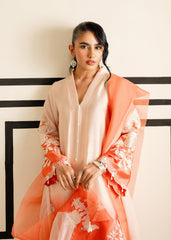 Ombre Coral - Mahgul Luxury Pret