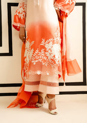 Ombre Coral - Mahgul Luxury Pret