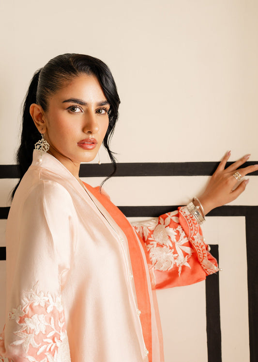 Ombre Coral - Mahgul Luxury Pret