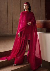 Cerise - Hussain Rehar Luxury Pret